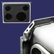 Range Main Top for GE JB640DN1BB - Part WB62T10717