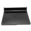 Range Main Top Assembly (black) for GE JB400DP2WW - Part WB62T10766