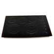 Cooktop Main Top Assembly (black) for GE PP944DT2BB - Part WB62T10790