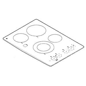 Cooktop Main Top Assembly WB62X24112