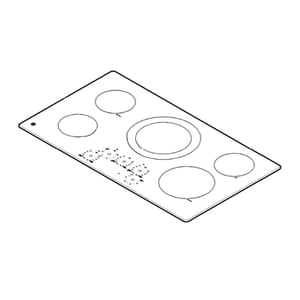 Cooktop Main Top (replaces Wb62x24188) WB62X43027