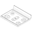 Range Top And Bracket Assembly for GE JGB860DEJ1WW - Part WB62X24798