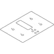 Cooktop Main Top (black) for GE PGP9830DJ1BB - Part WB62X25215