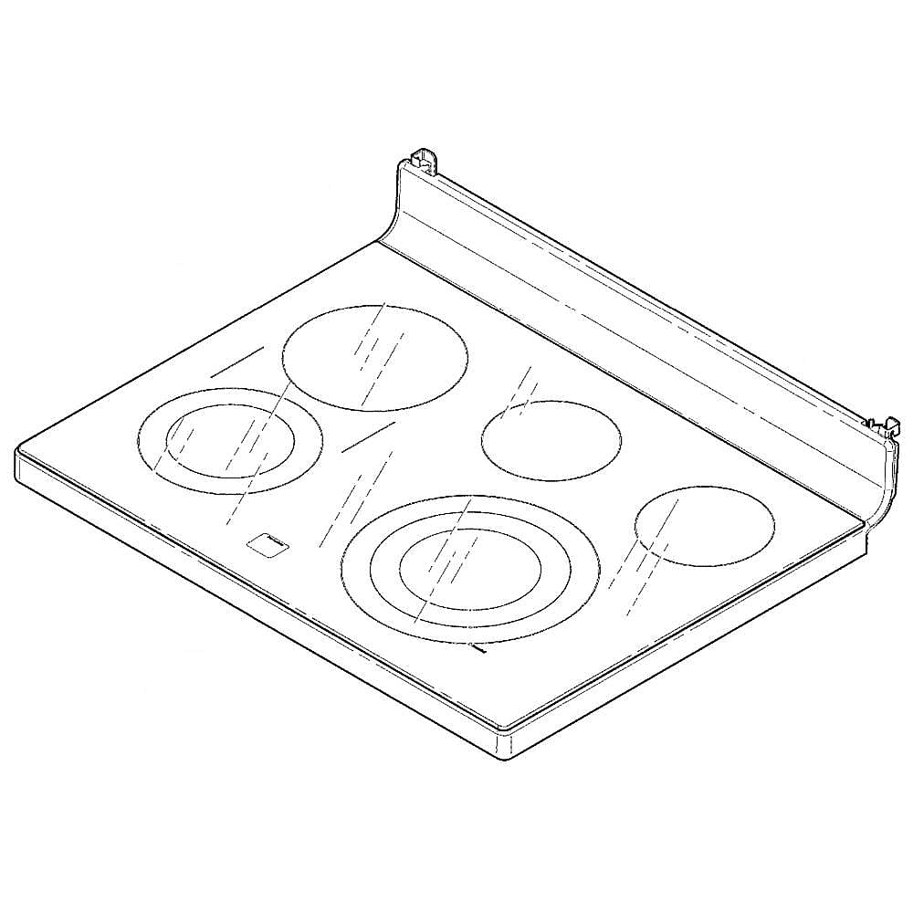 Range Main Top Assembly WB62X22381 parts