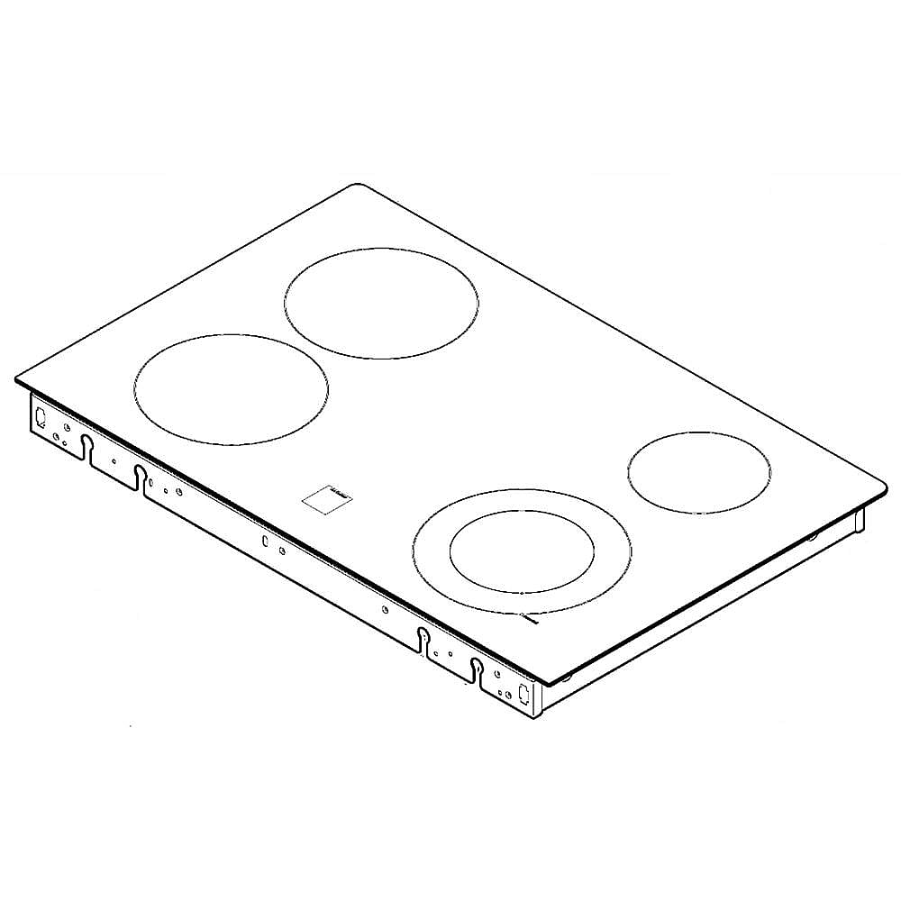 GE Part #wb62X29260, Ran Main Top Assembly | 35.70 x 23.20 x 5.40