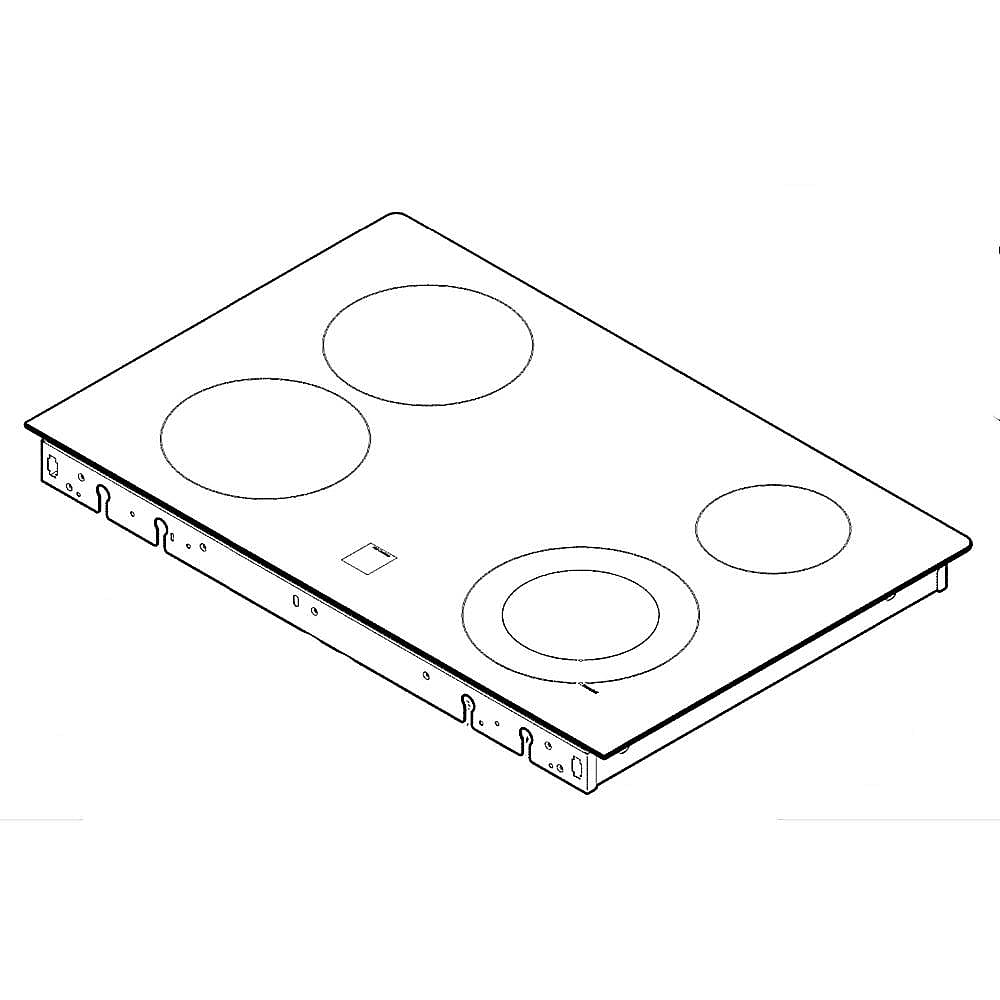 GE Part #wb62X29261, Ran Main Top Assembly | 35.60 x 23.20 x 5.30