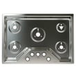 Ge Stainless Steel Caf Maintop Asm 30 for GE CGP70302N3S1 - Part WB62X31350