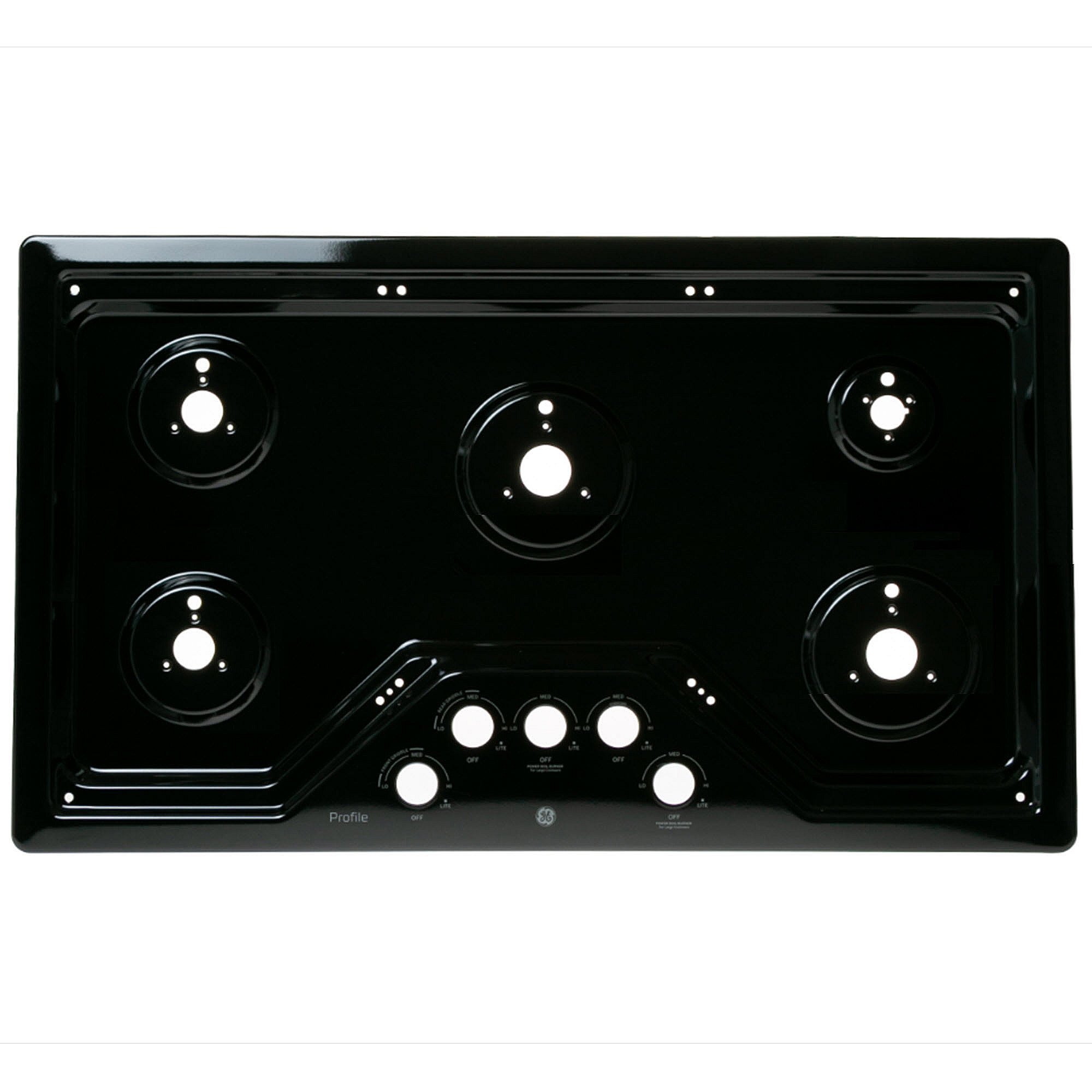 Part #wb62X31787, Black Stainless 36–in Maintop