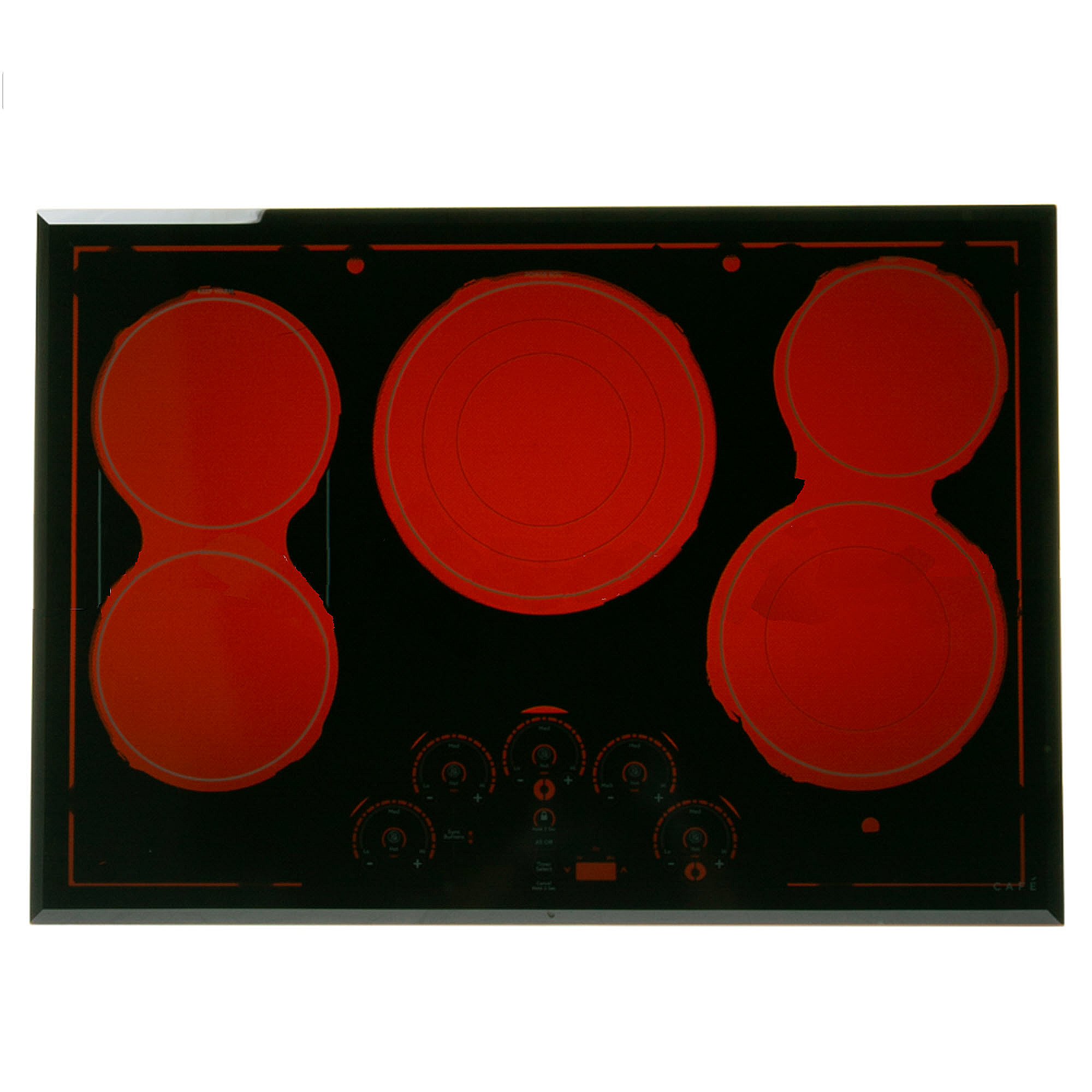 Photo of GE Part #wb62X33184, Caf Maintop Glass And Frame Asm 30 from Repair Parts Direct