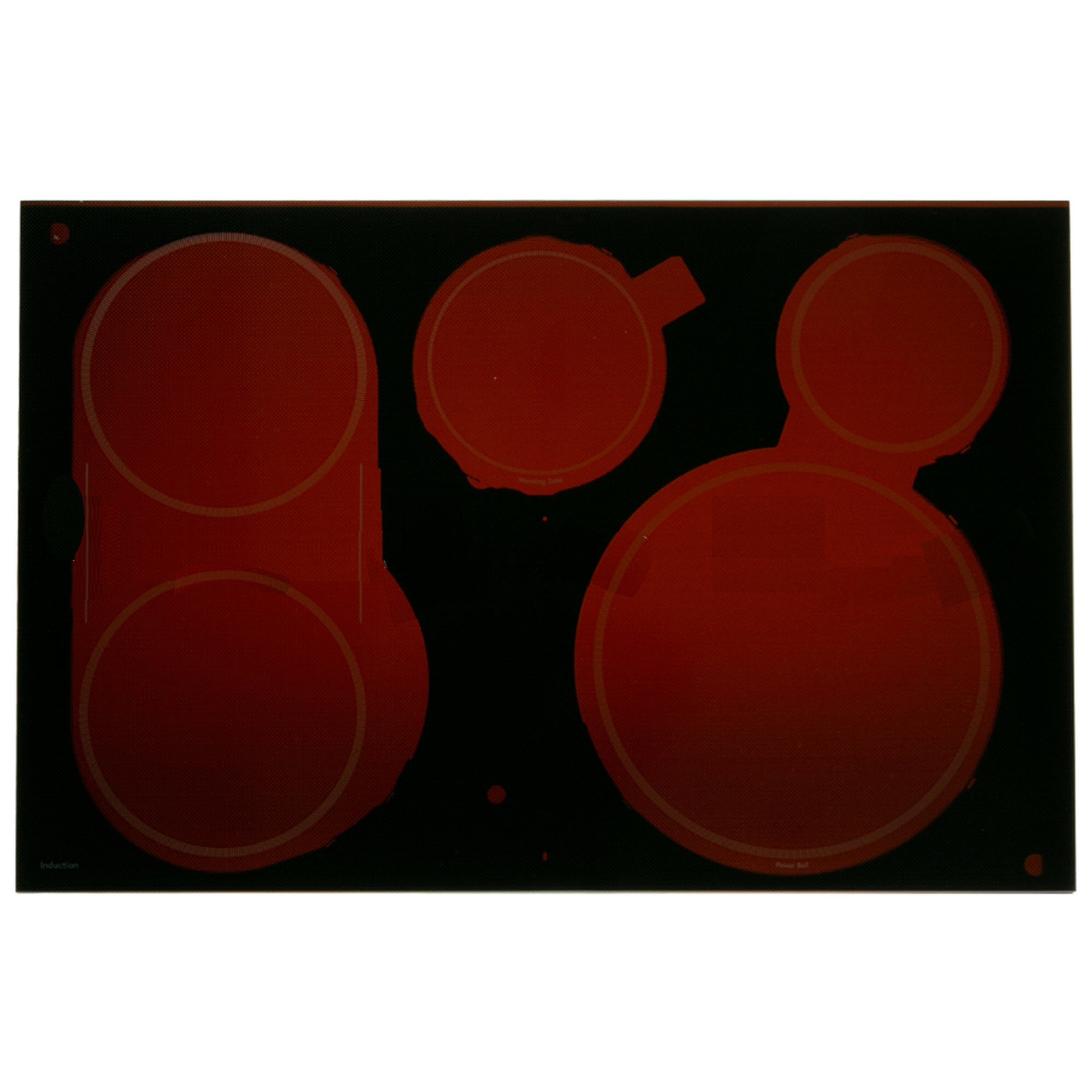 Part #wb62X33328, Dark Gray Maintop Glass Assembly