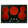 Ge Black Stainless Maintop Glass & Frame A for GE PP7030BM1TS - Part WB62X33688