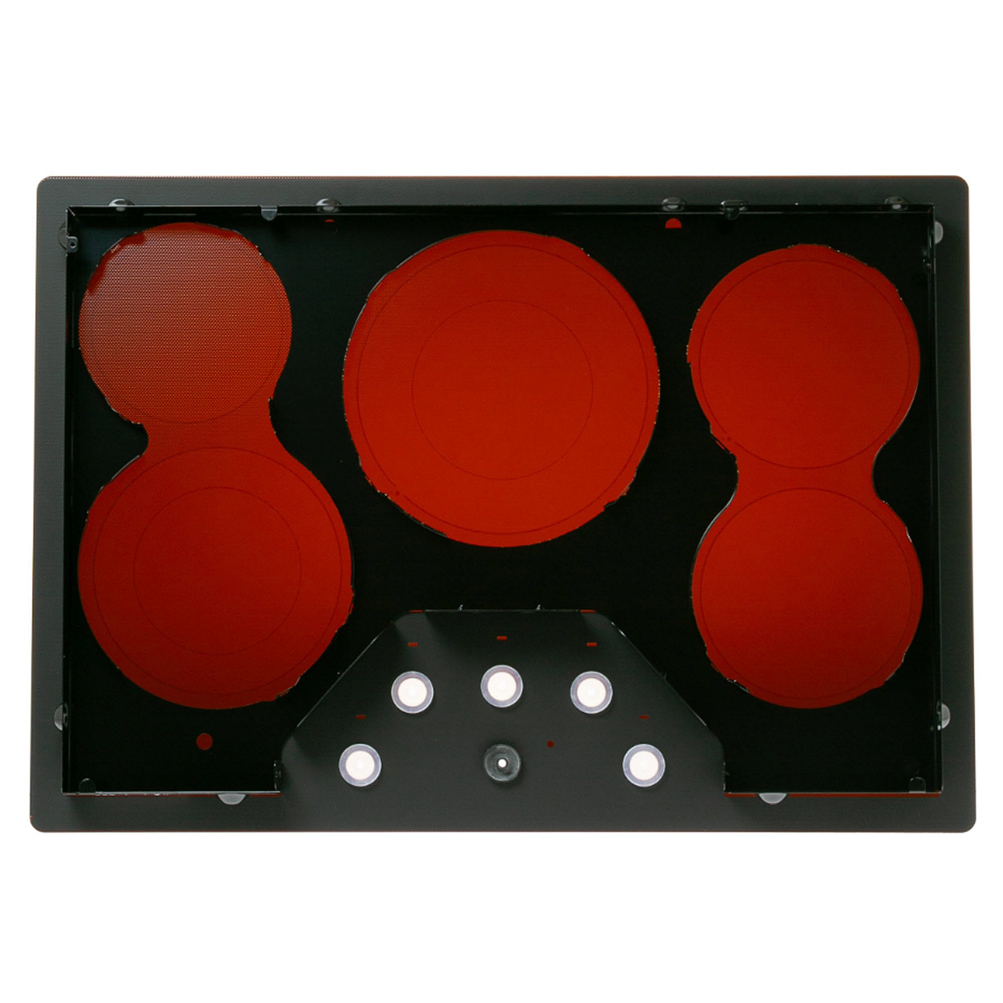 Ge Black Stainless Maintop Glass & Frame A WB62X33688