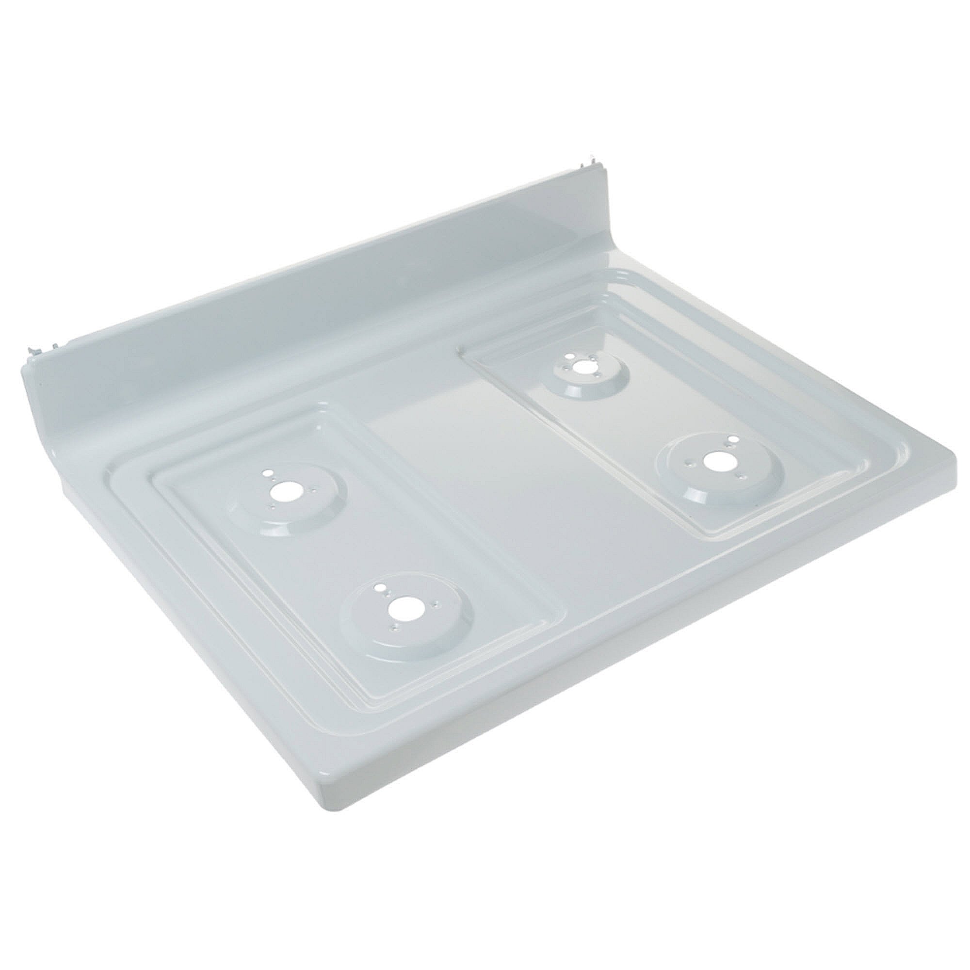 Part #wb62X36581, White Rangetop & Brkt