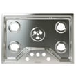 Ge Cooktop Main Top (stainless) for GE ZGU30RSL2SS - Part WB62X36685
