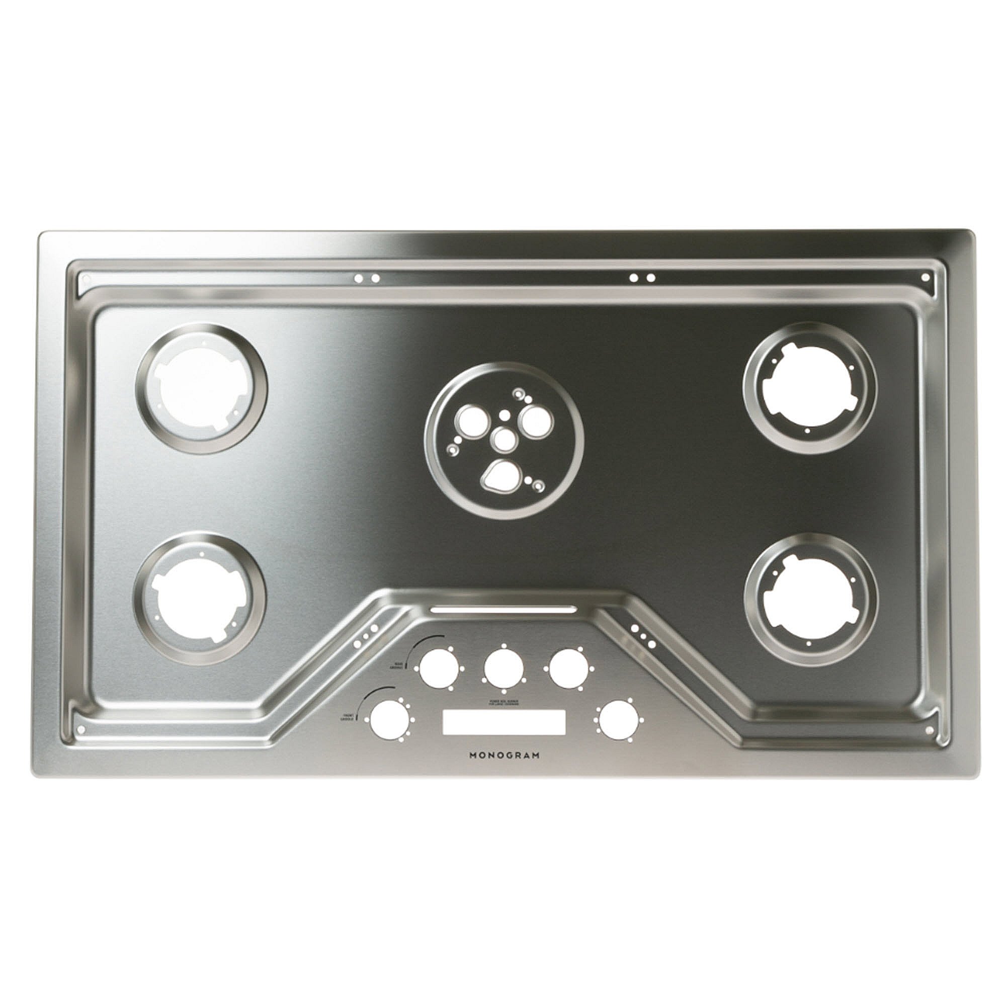 Photo of Part #wb62X36687, Stainlessmaintop Glass & Frame 36 from Repair Parts Direct