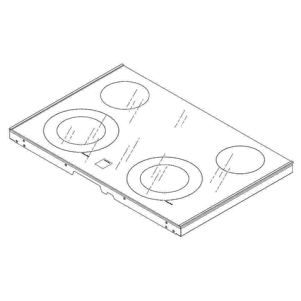 Part #wb62X45231, G.e. Range Main Top