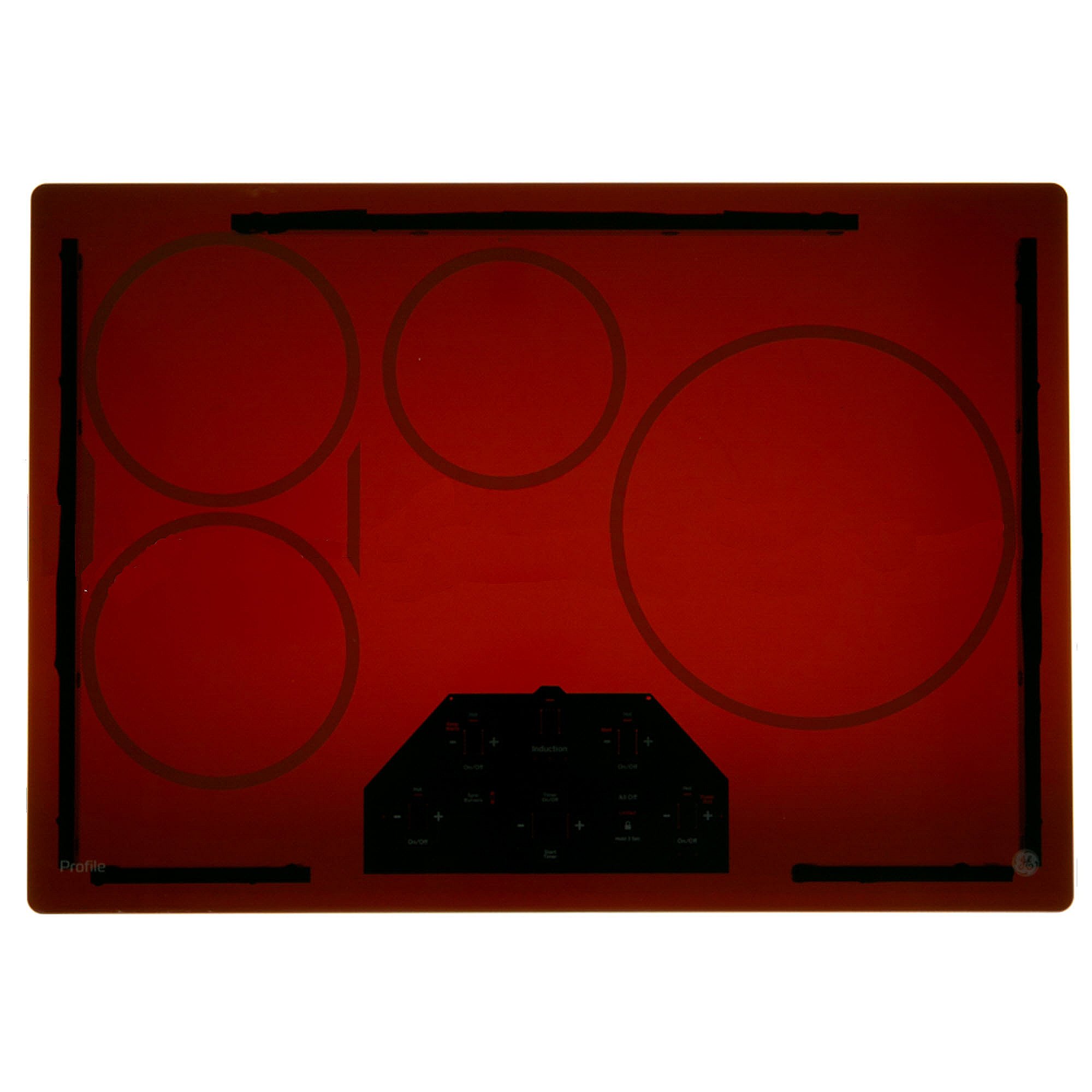 GE Part #wb62X42886, Maintop Glass Assembly