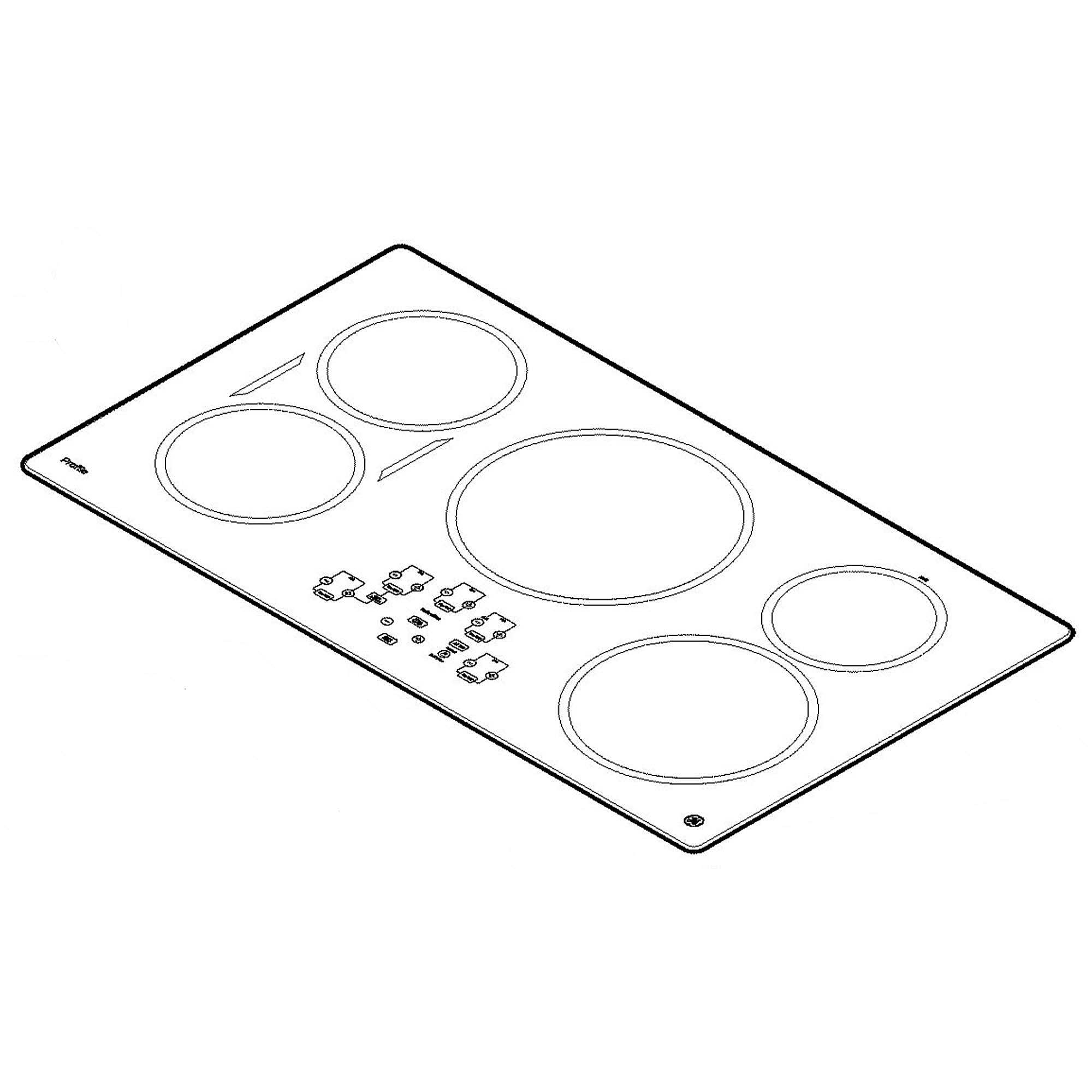 Part #wb62X44607, Maintop Glass & Frame