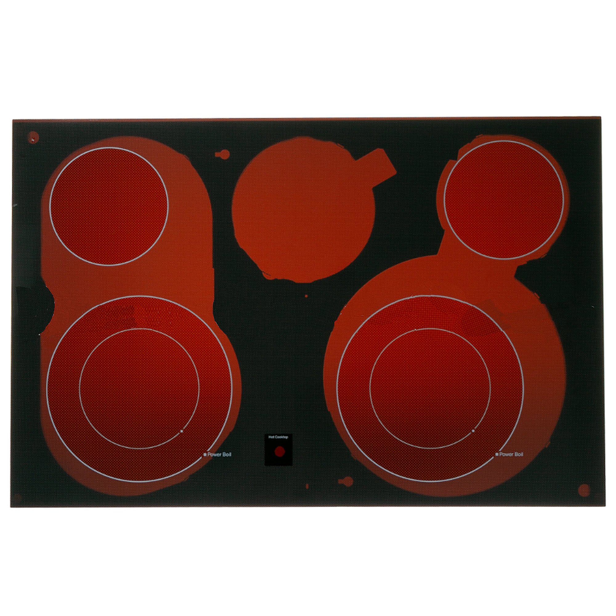 Part #wb62X45229, Ge Maintop Glass Assembly