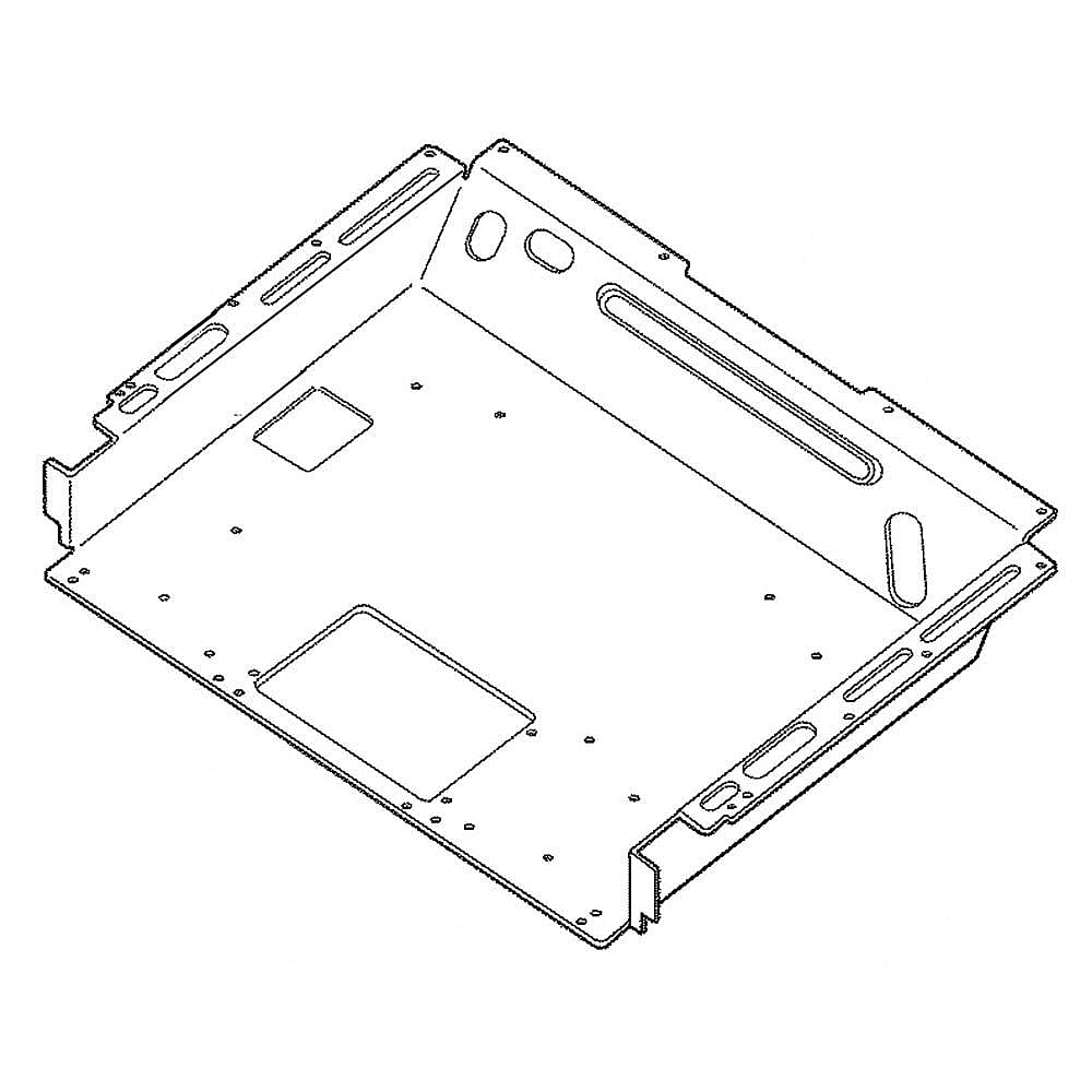 GE Part #wb63K10190, Box Burner | 36.90 x 26.00 x 3.40