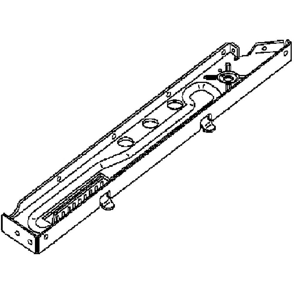 Part #wb63K10231, Support Base / 26.80 x 3.70 x 3.20