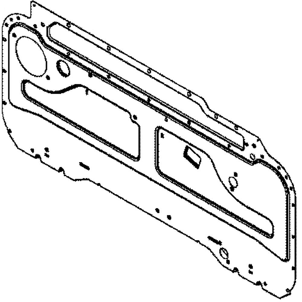 Part #wb63K10238, Oven Back Uc