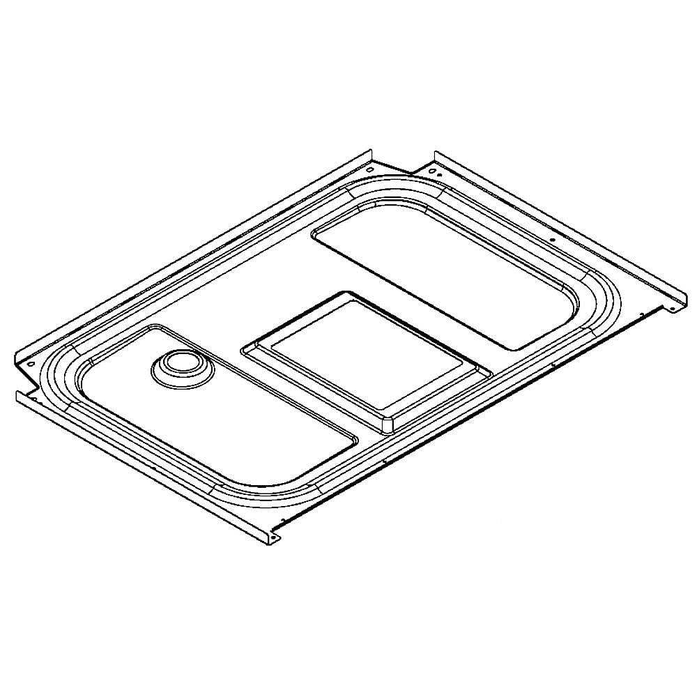 Part #wb64T10053, Cooktop Burner / 41.00 x 25.00 x 2.70