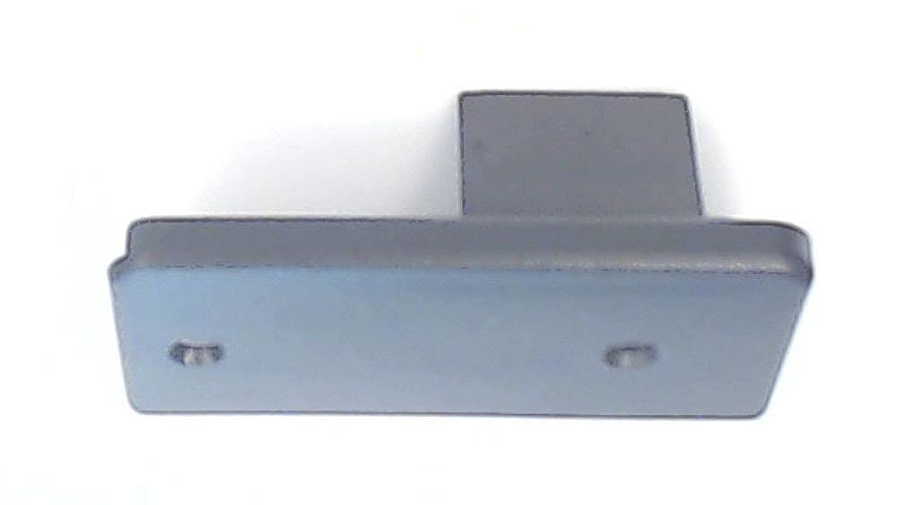 Part #wb7K263, Range Oven Door Vent End Cap, Right (Black) / 6.00 x 6.00 x 0.80