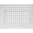 Microwave Control Panel Frame (white) for GE JVM1341WW03 - Part WB7X2080