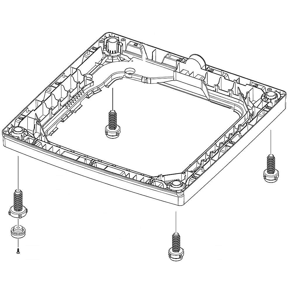 Part #dc97-21503A, Washer Base Assembly