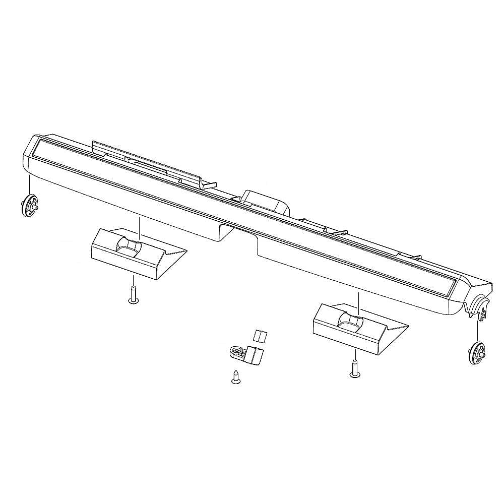 Samsung Part #dd97-00501E, Dishwasher Waterwall Spray Arm | 5.28 x 3.54 x 24.41