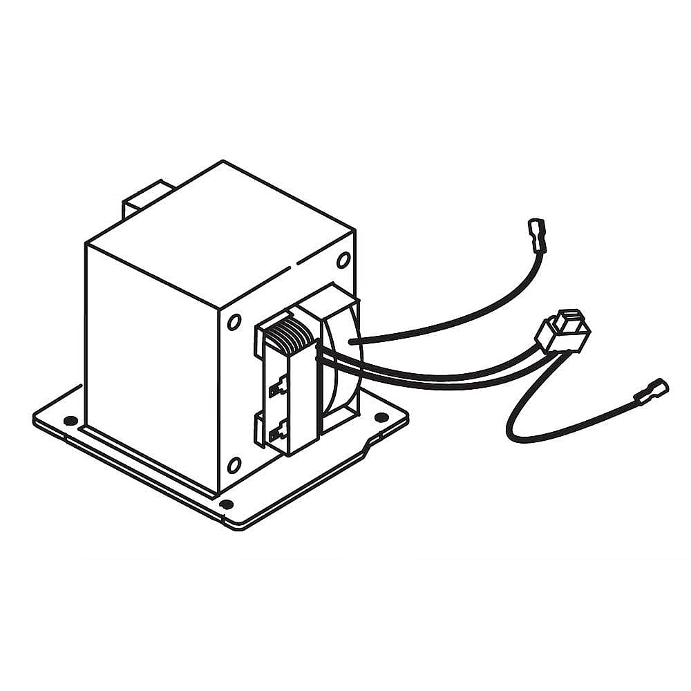 Part #de26-00122A, Microwave High-Voltage Transformer / 14.20 x 9.70 x 9.39