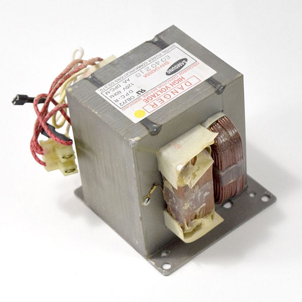 Part #de26-00125C, Microwave High-Voltage Transformer / 2.50 x 2.00 x 2.00