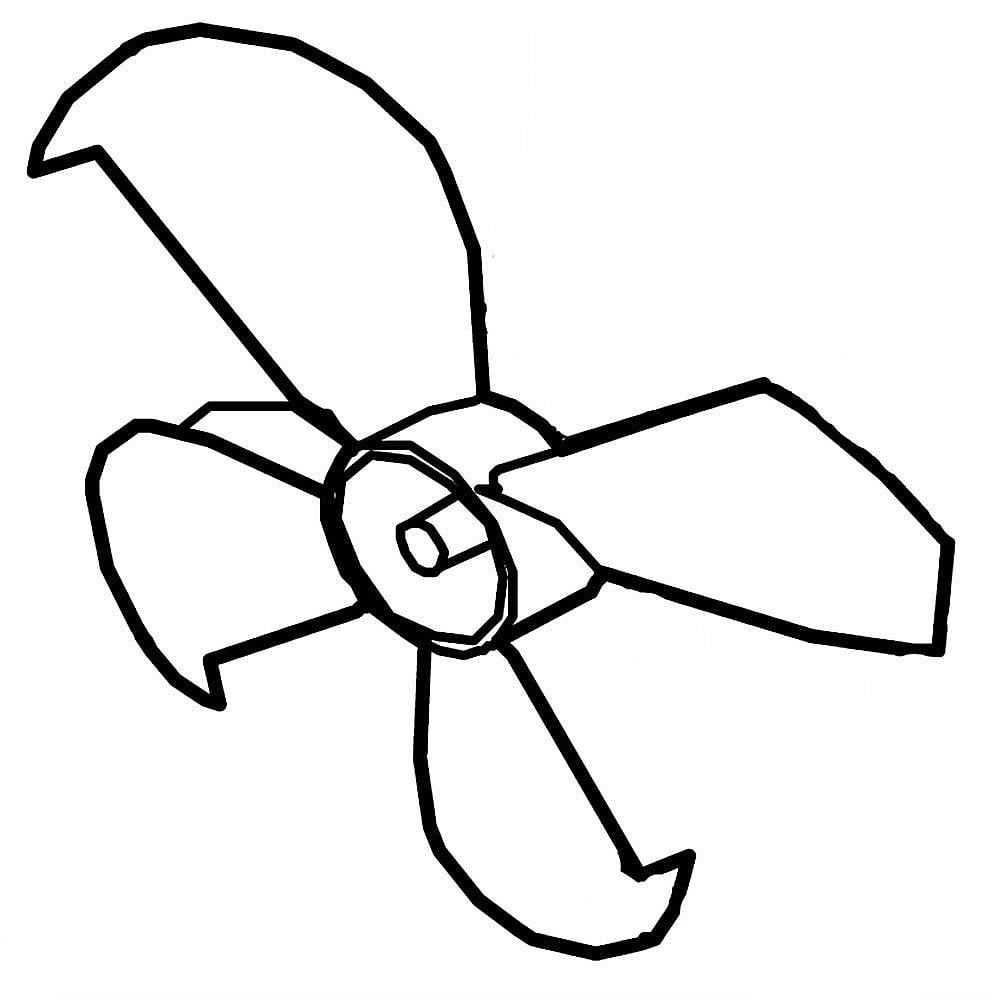 Jenn-Air Part #de31-90057A, Fan Blade