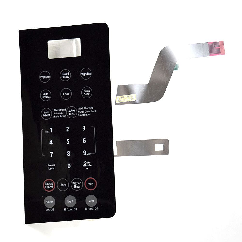 Part #de34-00304H, Microwave Keypad (Replaces De34-00304F) / 4.76 x 10.12 x 0.08