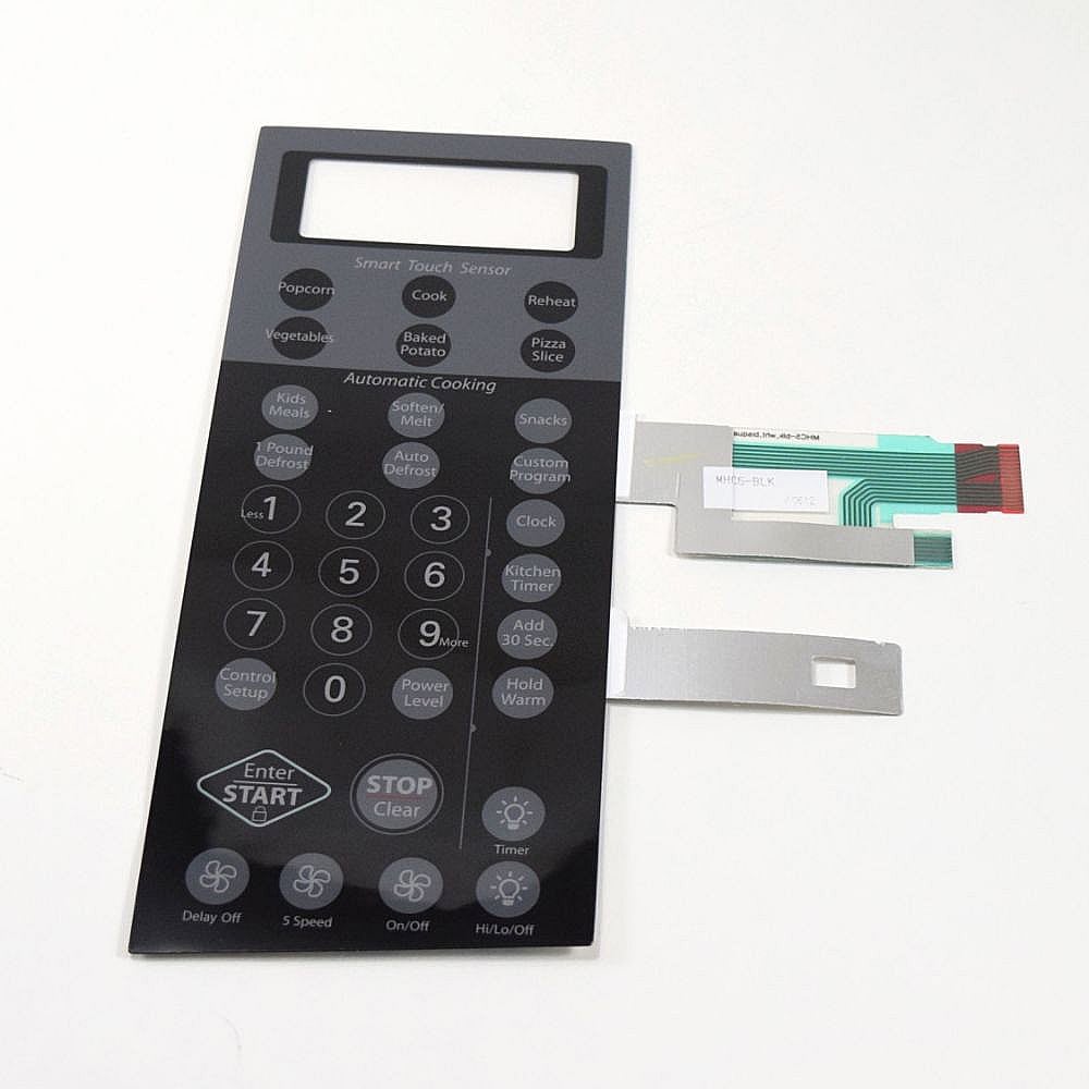 Part #de34-00350D, Microwave Keypad / 9.90 x 8.60 x 0.30