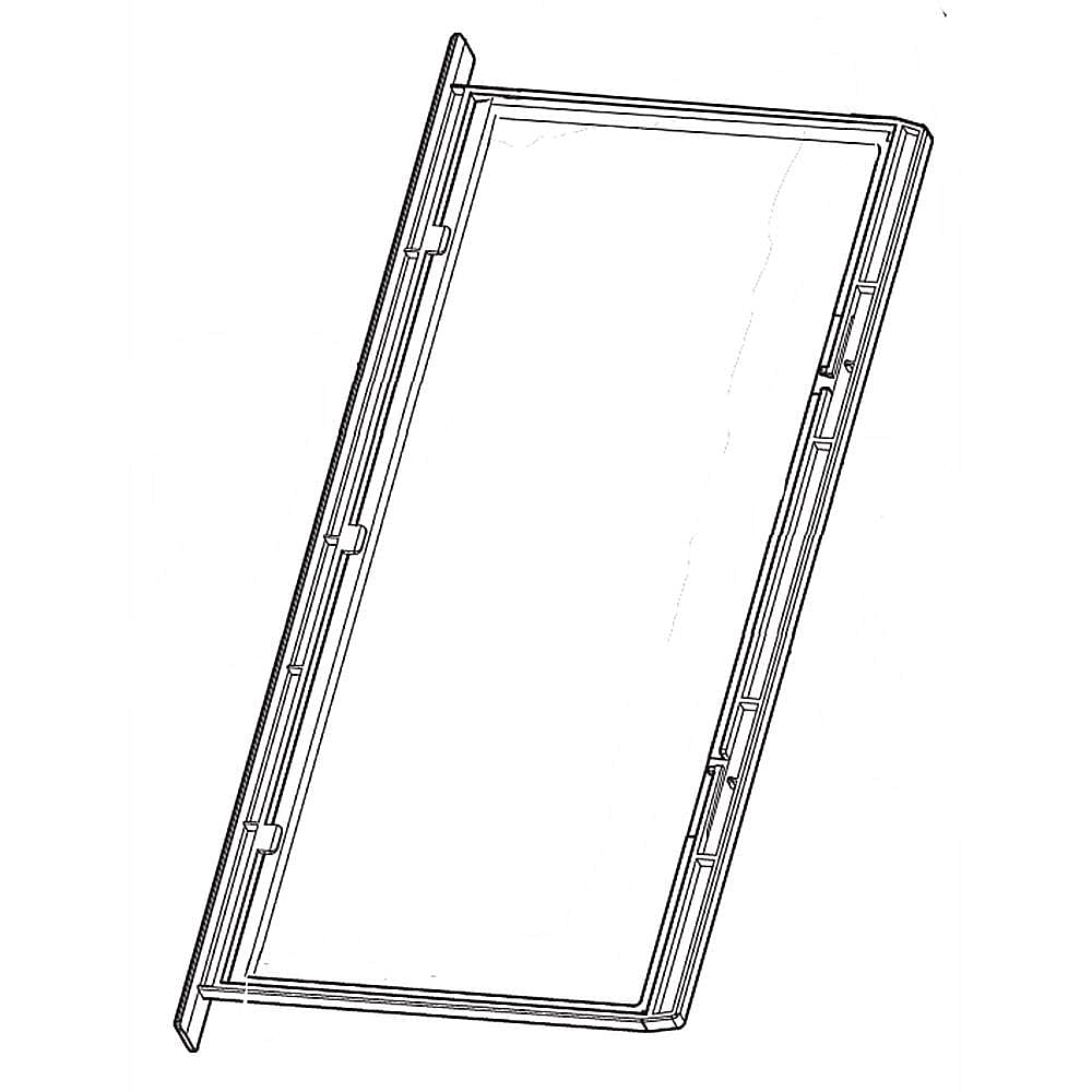 Part #de61-01552A, Microwave Filter Holder / 14.96 x 7.87 x 0.79