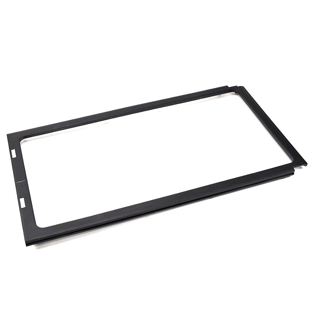 Part #de64-00759A, Microwave Door Inner Frame (Black) / 24.02 x 12.68 x 0.98