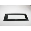 Microwave Door Outer Glass (black) for Samsung SMH7178STD/XAA - Part DE64-01292A