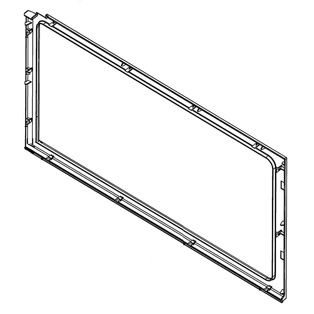 Part #de64-02056A, Microwave Door Inner Frame / 22.44 x 11.81 x 0.79