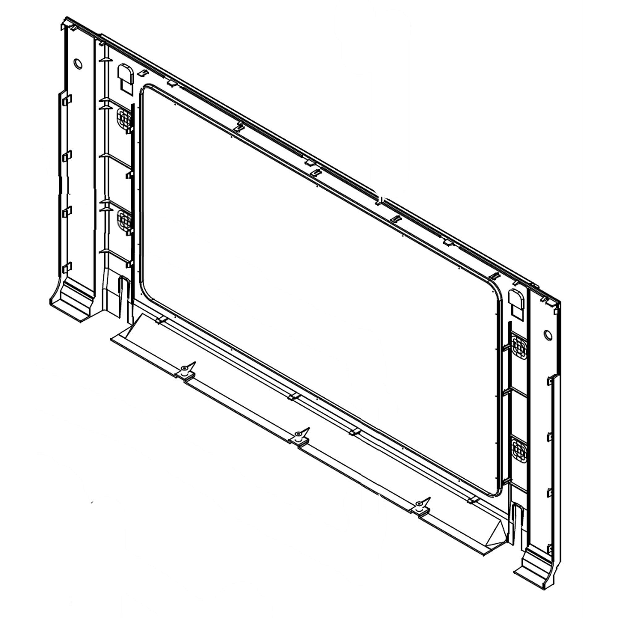 Part #de64-02972A, Door C / 28.35 x 14.17 x 1.38