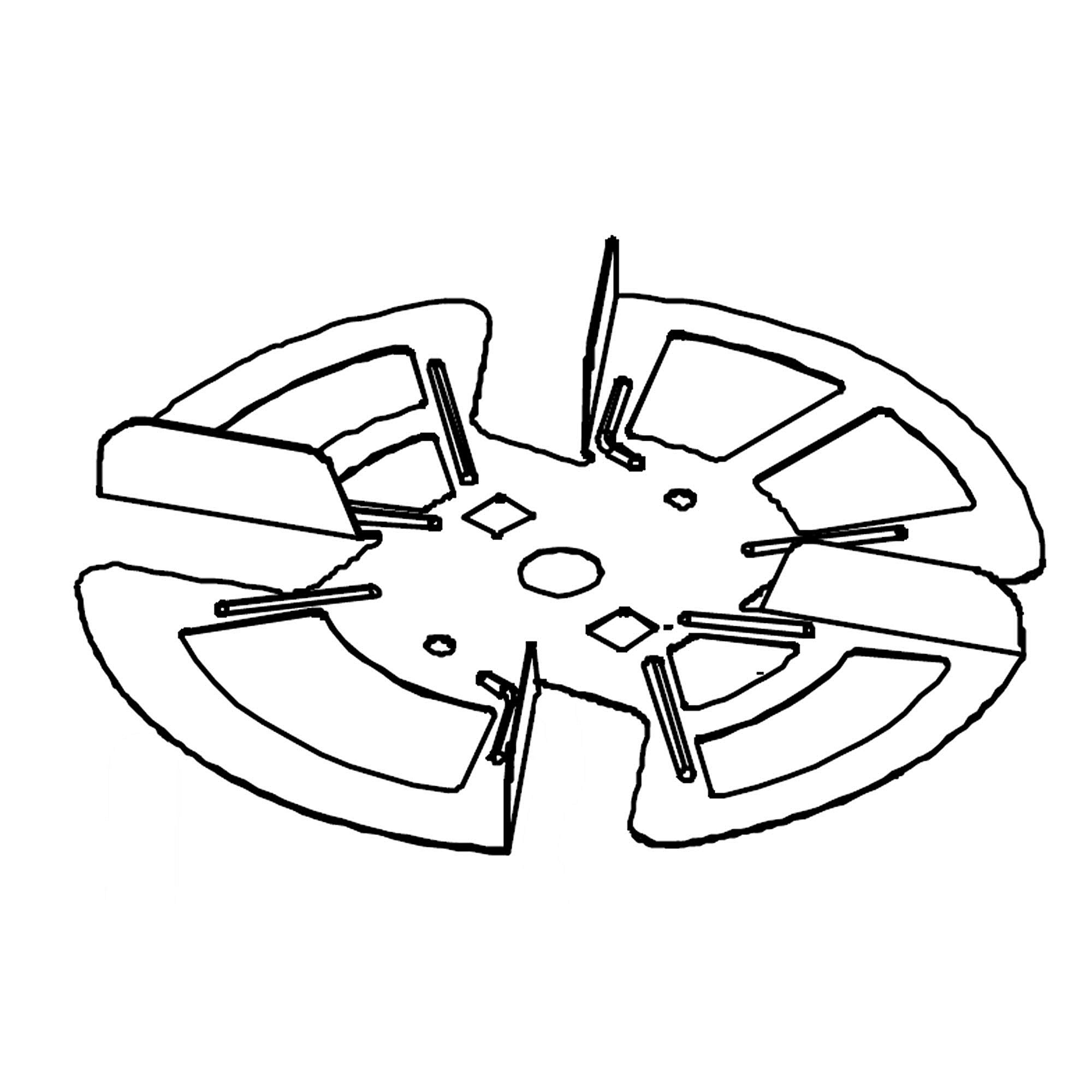 Part #de66-00227A, Stirrer Blade