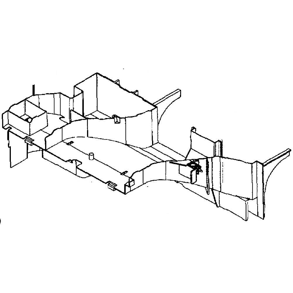 Part #de67-00241B, Kenmore Elite Duct