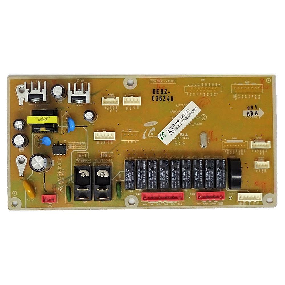 Part #de92-03624Dr, Refurbished Microwave Electronic Control Board