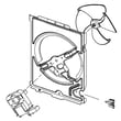 Microwave Cooling Fan Motor Assembly DE94-02367E