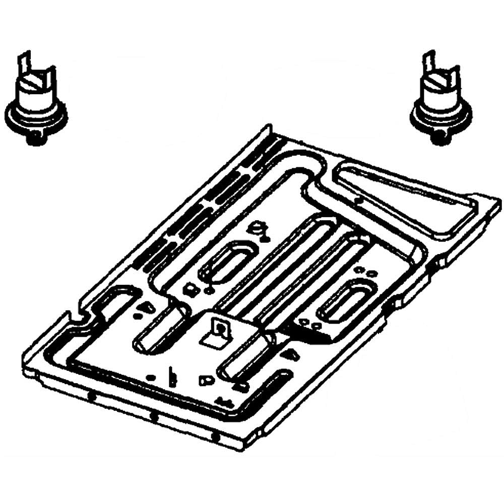 Part #de94-02379A, Base Plate