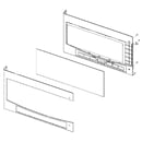 Microwave Door Outer Panel Assembly (replaces De94-03238a) DE94-02674A
