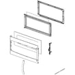 Microwave Door Assembly for Samsung ME18H704SFW/AA-00 - Part DE94-03159B