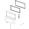 Samsung Microwave Door Assembly DE94-03159D
