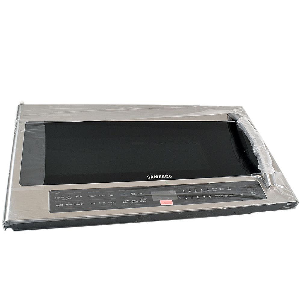 Part #de94-03237N, Microwave Door Assembly (Black) (Replaces De94-03237F) / 33.46 x 18.90 x 6.50